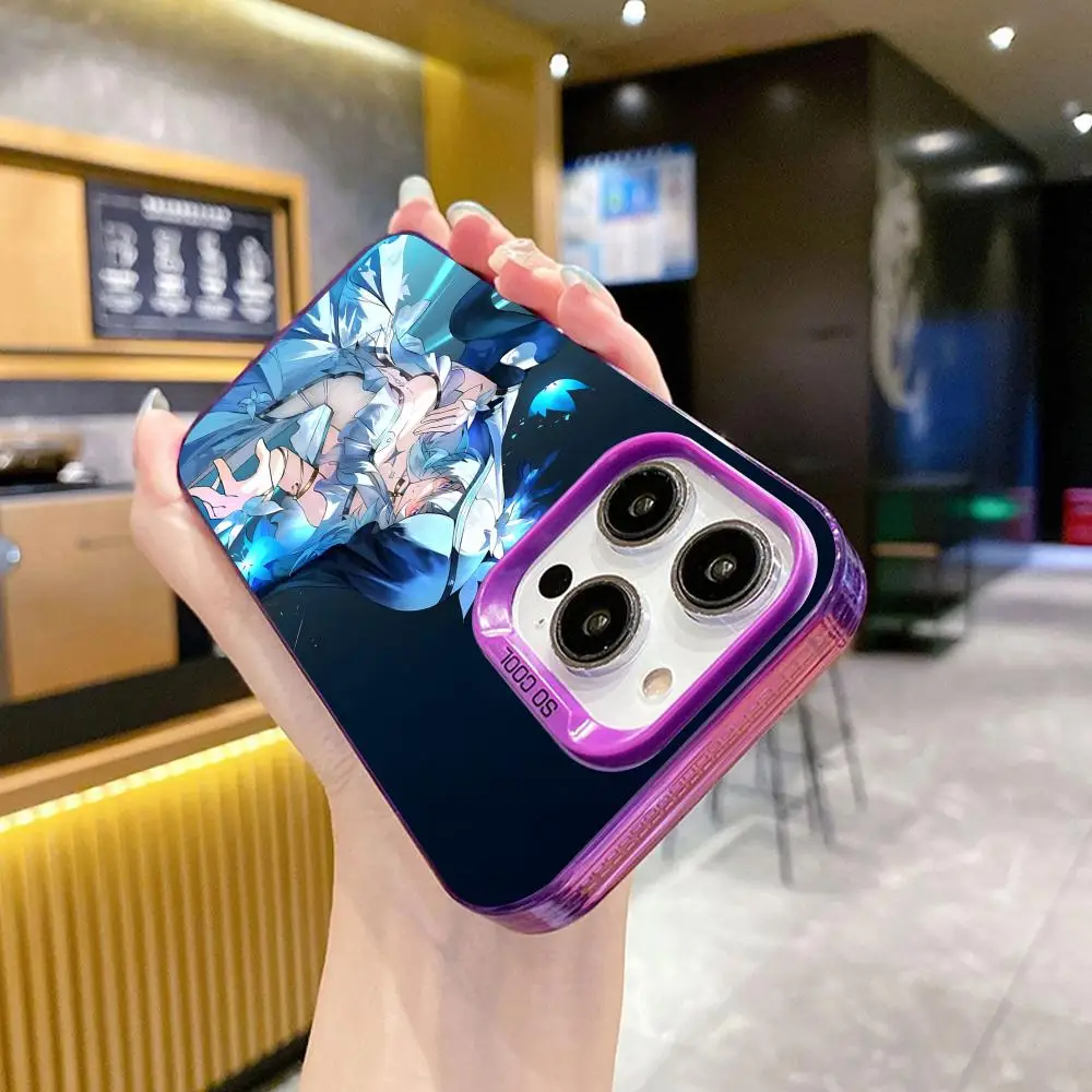 Wuthering Waves Shorekeeper Phone Case for iPhone 17 16 15 14 13 12 11 X XR XS 8 7 Pro Max Plus Translucent Purple Cover Cover