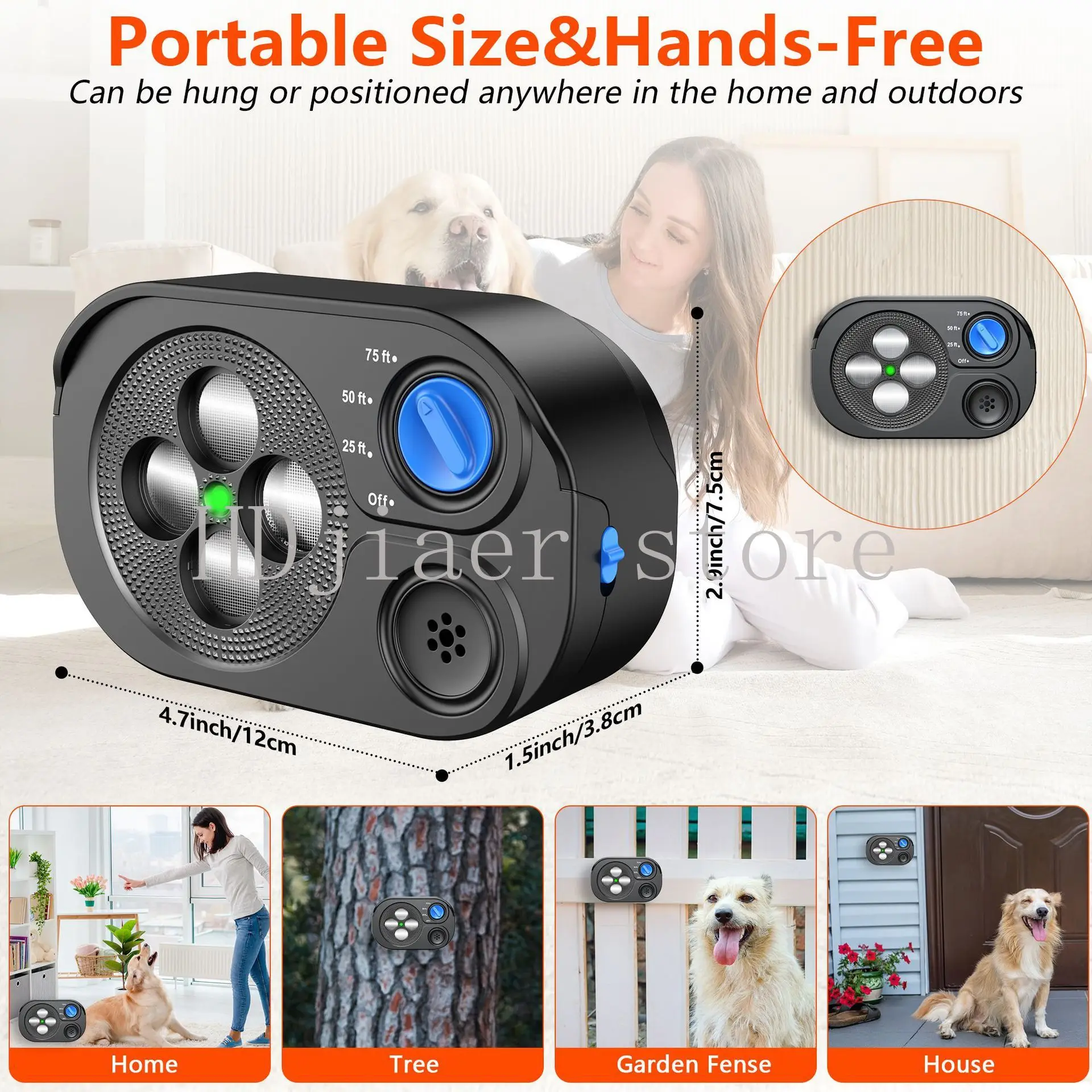 

New Arrival Automatic Ultrasonic Anti-Bark Device - Safe Dog Training Tool for Anti-Dog Barking, Pet Behavior Corrector