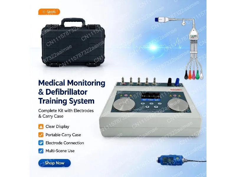 Multifunctional Defibrillator Analyzer ECG Monitor Tester Automatic Manual Test