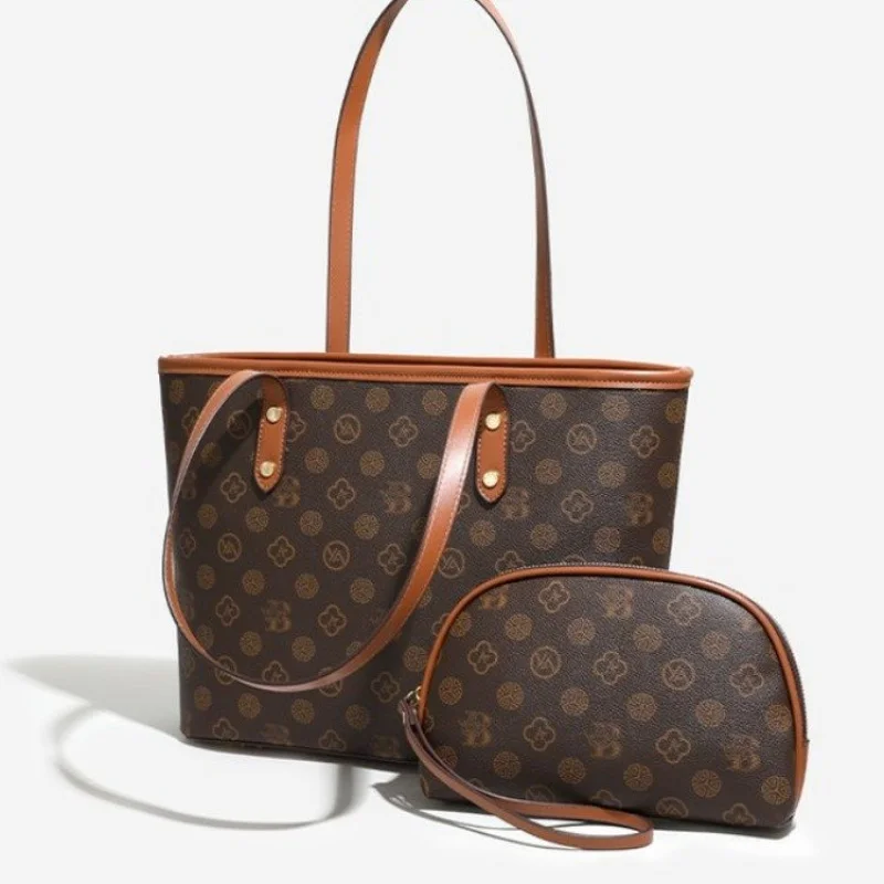 

Women's Tote Bag Made Of Jasmine-Patterned Leather Featuring Brussels High-End Elegant Lightweight Soft Daily Look