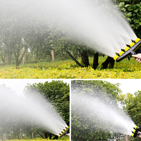 Garden pump irrigation sprinkler head, six-hole nozzle watering vegetable garden watering water pipe sprinkler sprayer spray hea