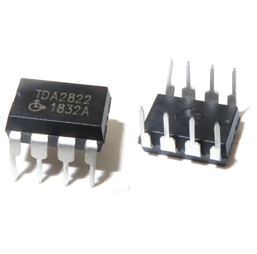 10Pcs/Lot TDA2822M DIP8 SOP8 TDA2822 /SCS SOP DIP 2822M DIP-8 SOP-8 DUAL LOW-VOLTAGE POWER AMPLIFIER IC In Stock