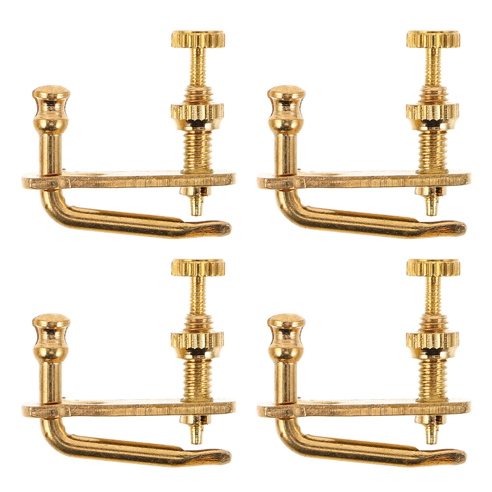 

4pcs Violin Fine Tuners Precision Adjuster Screws Easy Installation Tools 1 2 1 4 Size Stable Components Musical Accessories