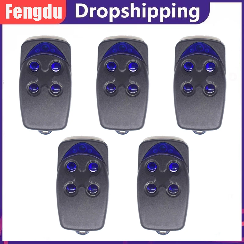 

Garage Door Remote Control 433MHz Rolling Code 5PCS 2/4 Buttons Gate Garage Door Opener Sliding Gate Drive FLO2 RS FLO4 RS