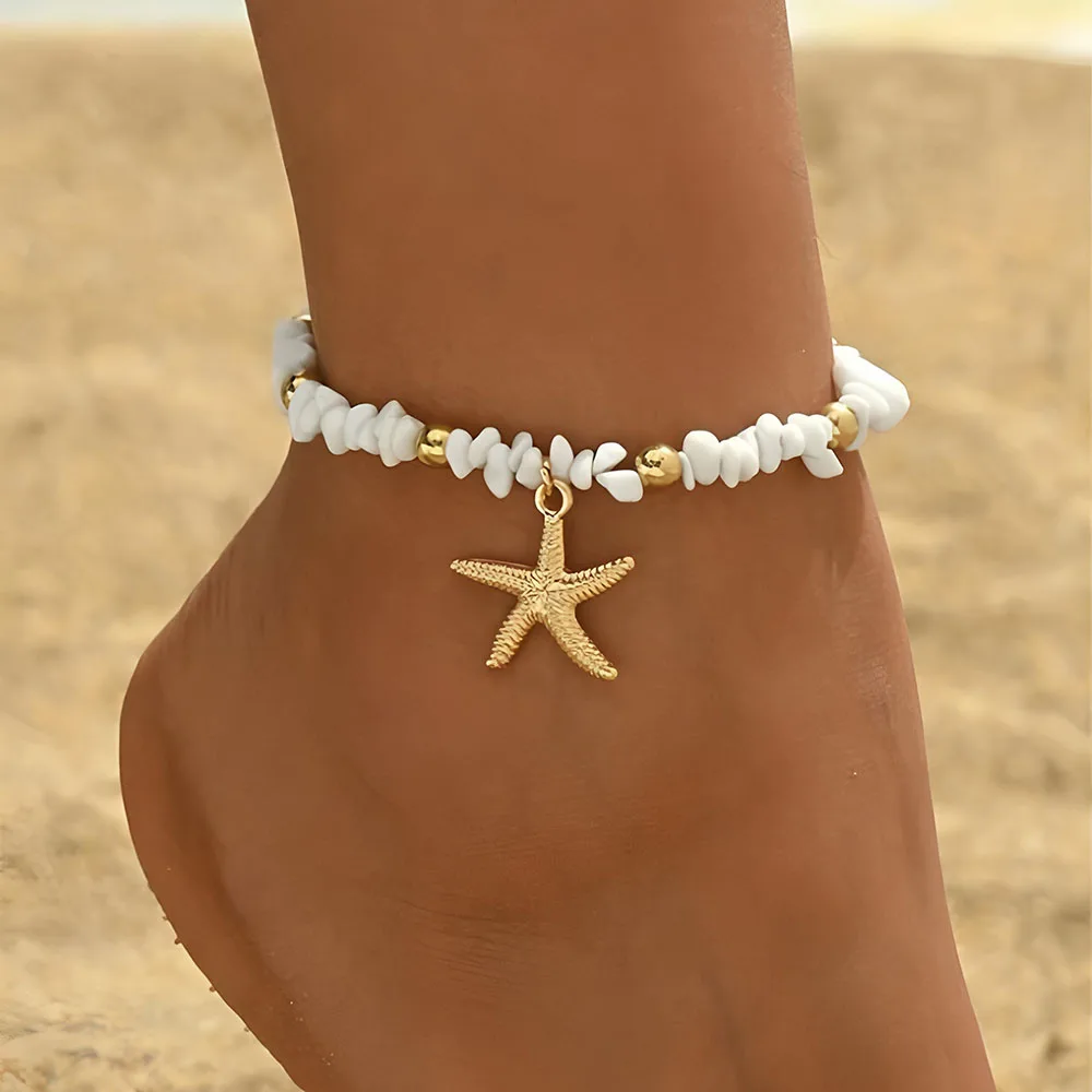 Bracelet de cheville pour femme A081