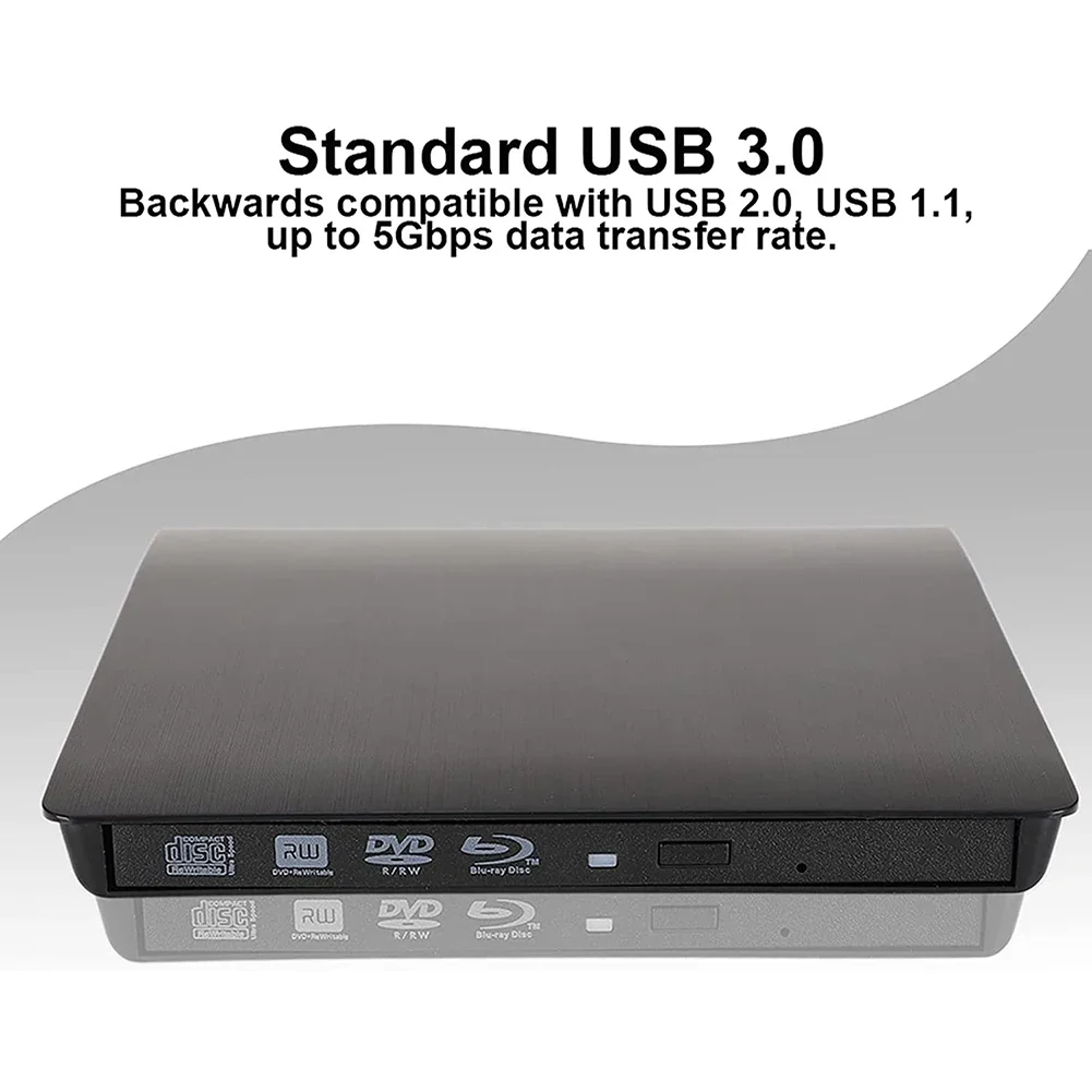 DVD CD-ROM RW Optical Drives Case ABS USB 3.0 SATA External Enclosure for Laptop Computer Accessories