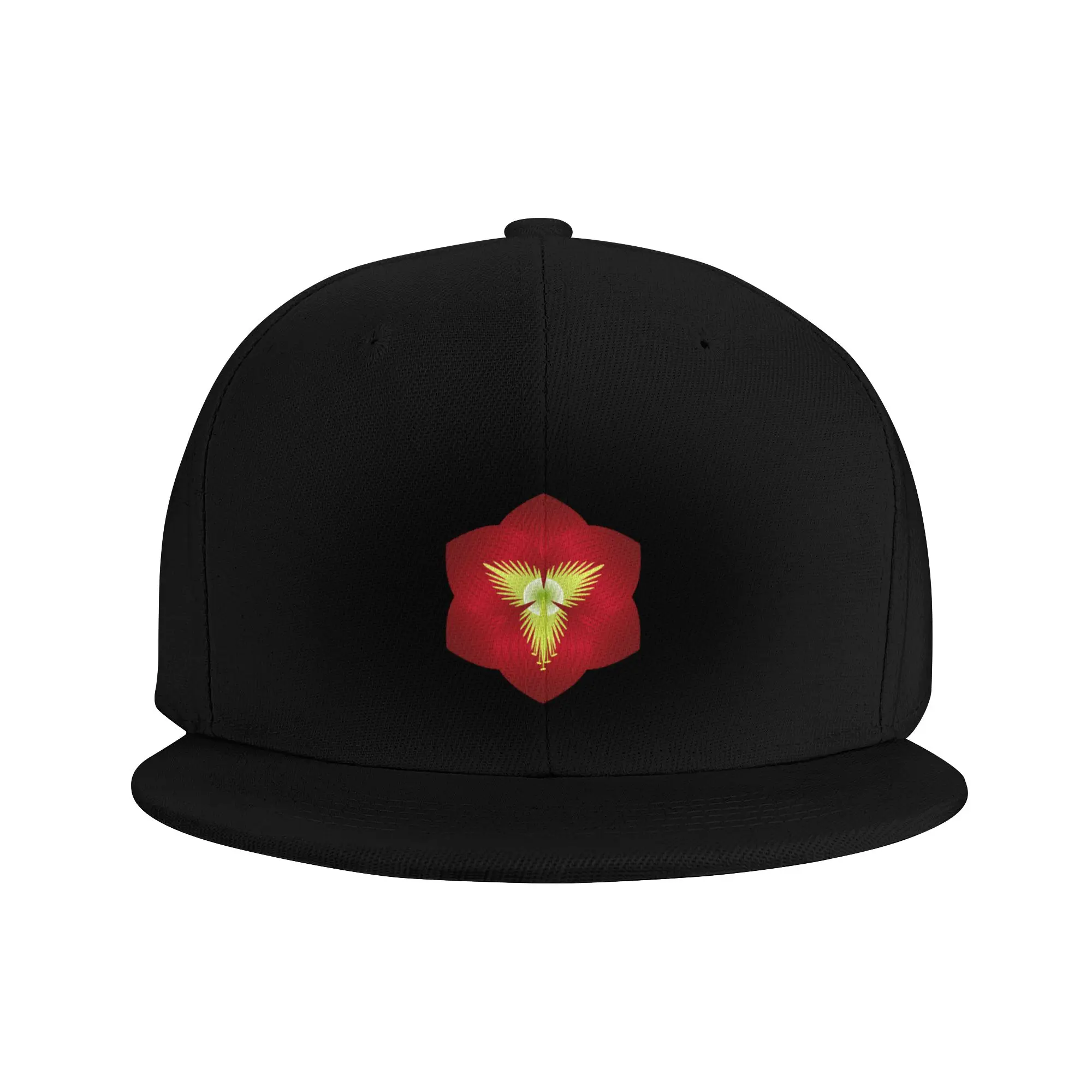 Fashion Amaryllis - Red on White Flat Brim Sun Hat  Commuting Summer Woman Cap