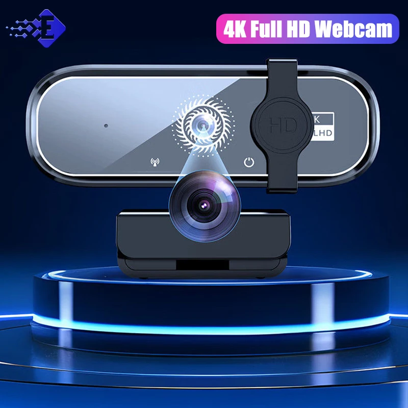 Camera 4K HD Computer HD USB Camera Built In Microphone Supports Laptop Desktop Computer Suitable For Live Video Call Conference