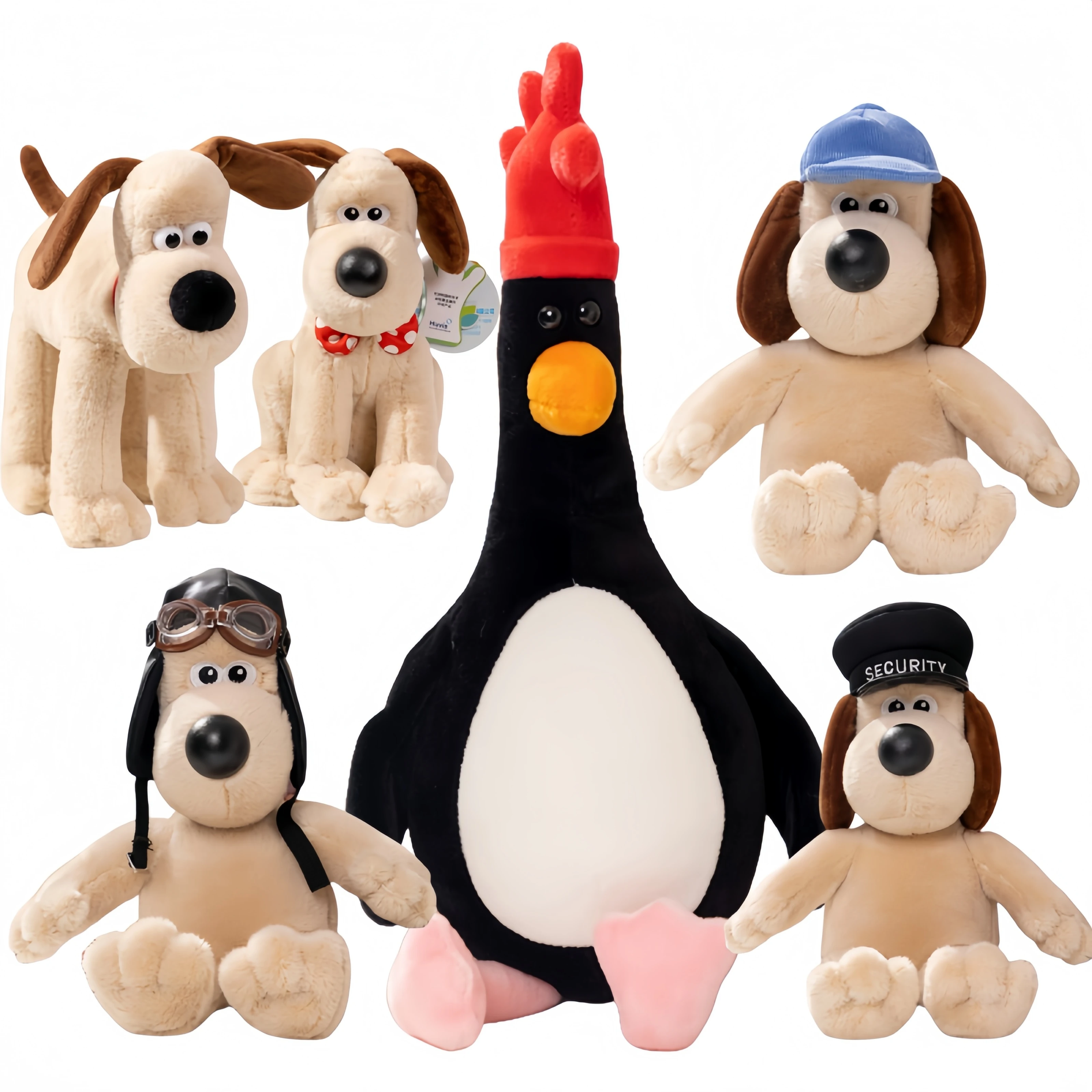

Original With tags Wallace&Gromit Plush Toys Anime Wallace Plush Dog Puppy Stuffed Dolls Kawaii Home Decor Birthday Gift