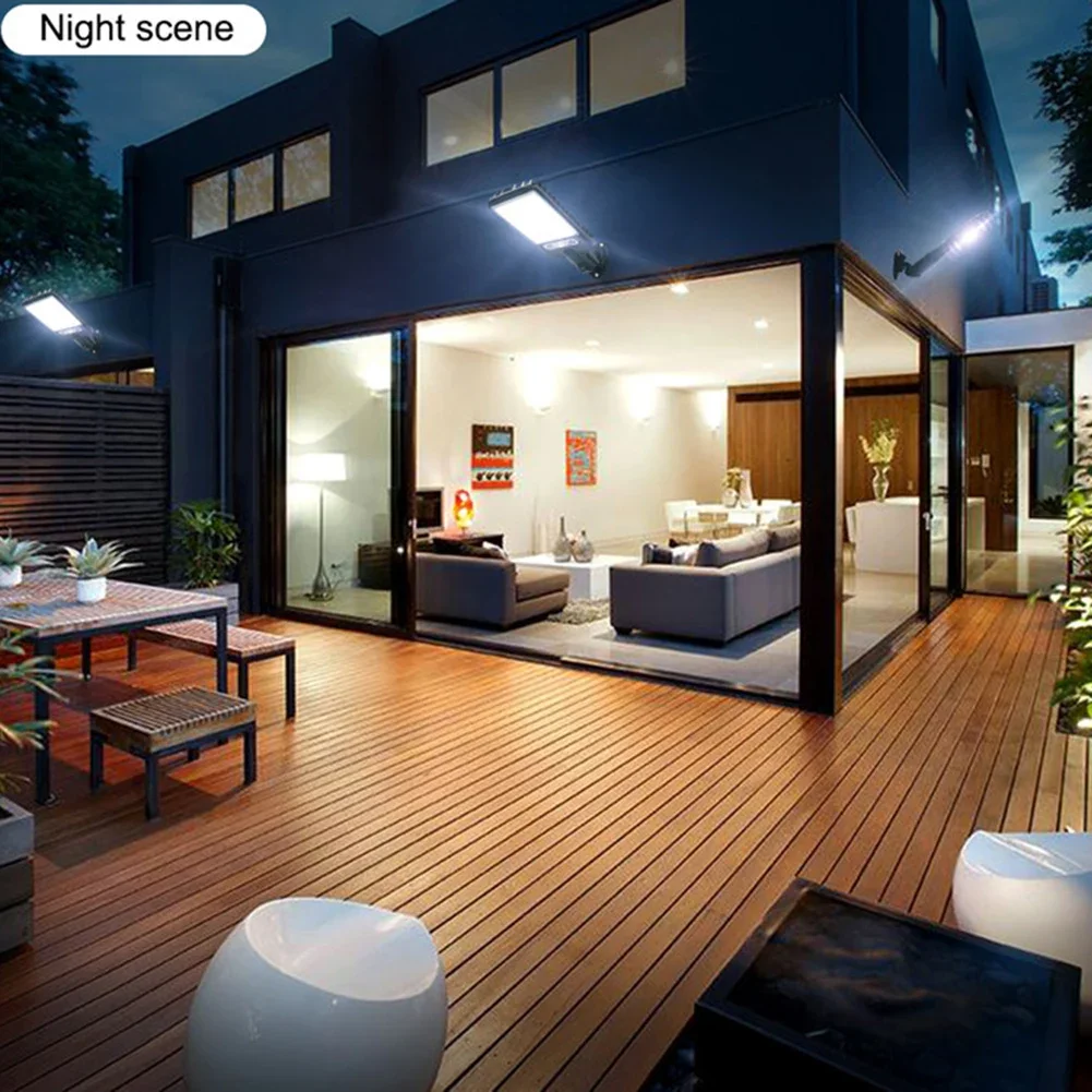 Outdoor Solar Road Lamps Pathway Waterproof 3-Modes Motion Sensor Wall Lights Wall Lamp Waterproof Smart Lights