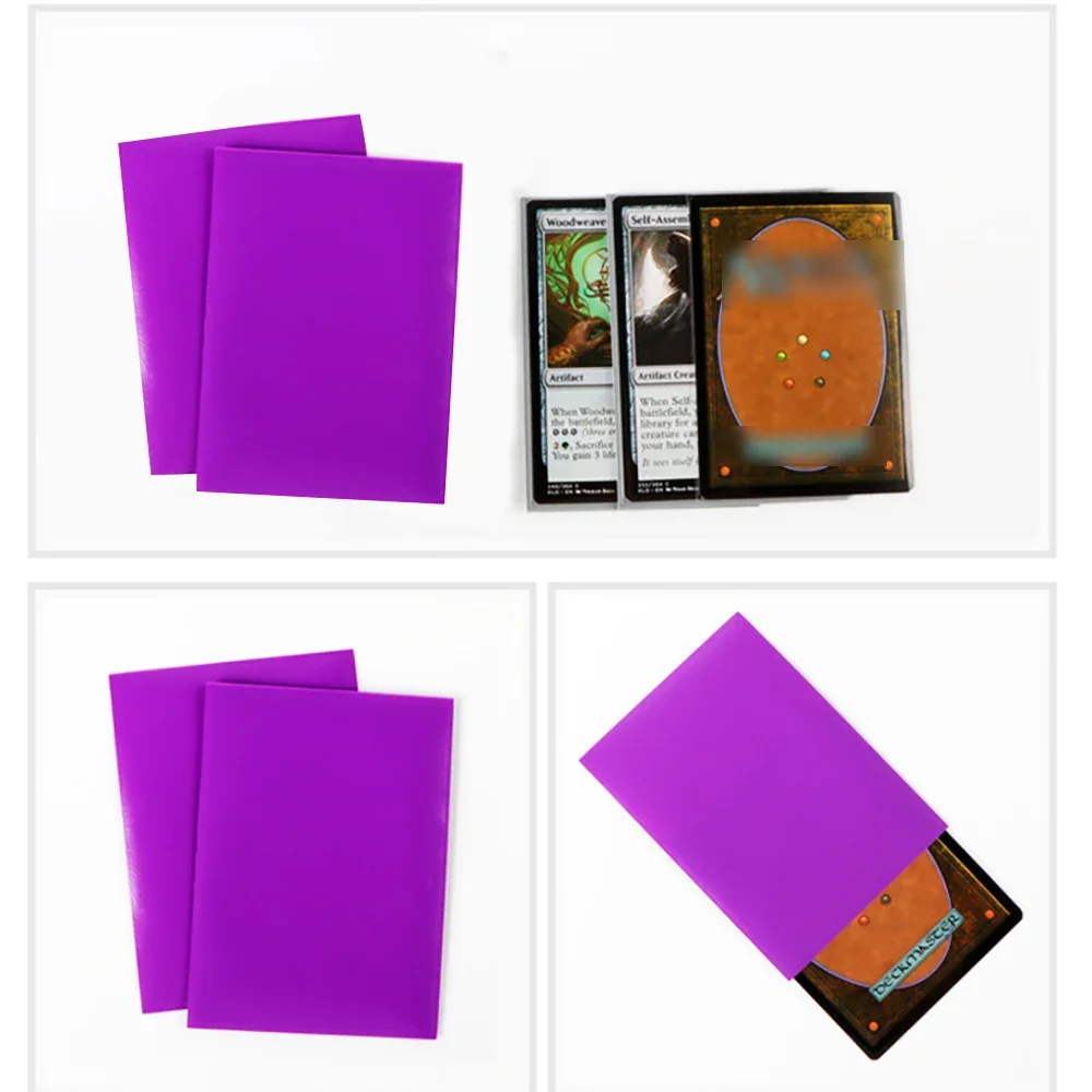50PCS 66x91mm Matte Solid Standard Size Card Sleeves Toploading Trading Cards  Protector Card Cover for MGT/PTCG - AliExpress 26