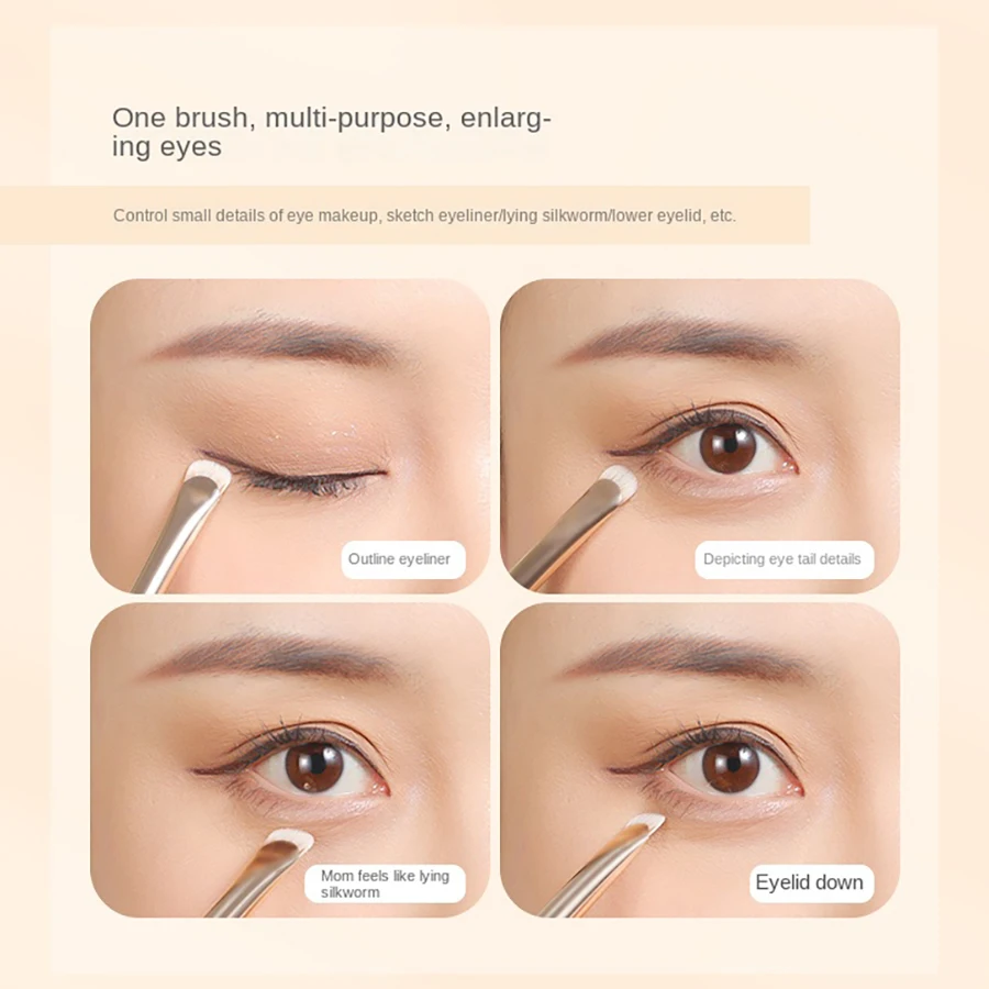 WOKO Double Head Concealer Brush Finger Concealer Makeup Brush & Tip Head Concealer Brush Facial Blemish Coverage Makeup Tool – Detail 23