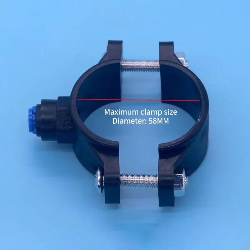1Pcs UPVC Grooved Coupling (CopyLin) PVC Plastic Clamp Adapter Grooved Huff Coupling DN32-DN80 Water Pipe Fitting