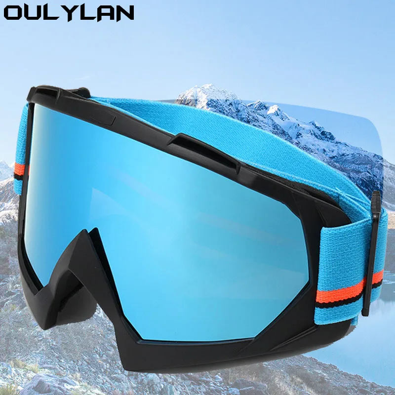 

Oulylan Ski Goggles Men Women UV400 Anti-fog Ski Glasses Snow Glasses Adult Snowboard Goggle Sport Riding Eyewear