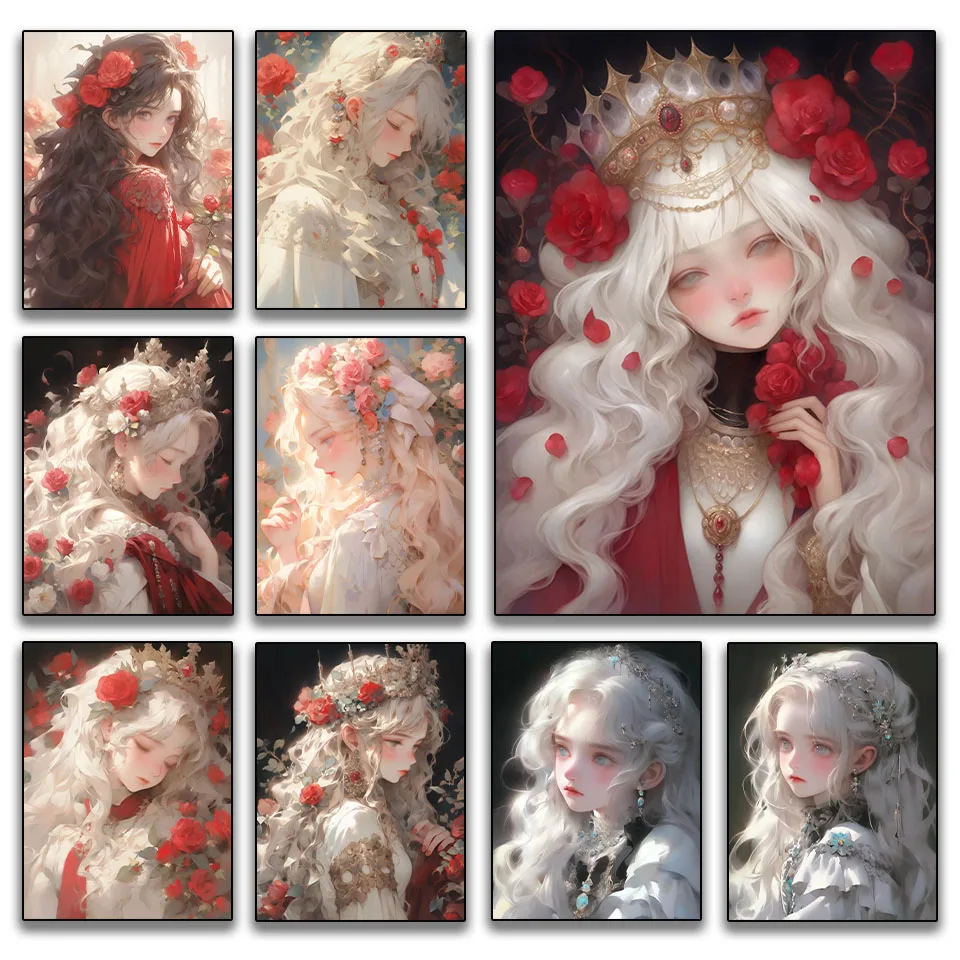 

diamond mosaic DIY diamond painting Girl embroidery 5D full square round rhinestones Cartoon cross stitch kit home decoration