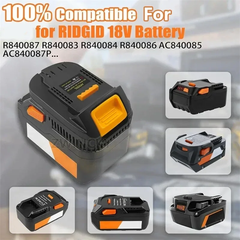 For RIDGID For AEG Converter Adapter 18V lithium Battery Convert to For Dewalt 18V 20V lithium Battery Electric Power Tool Drill