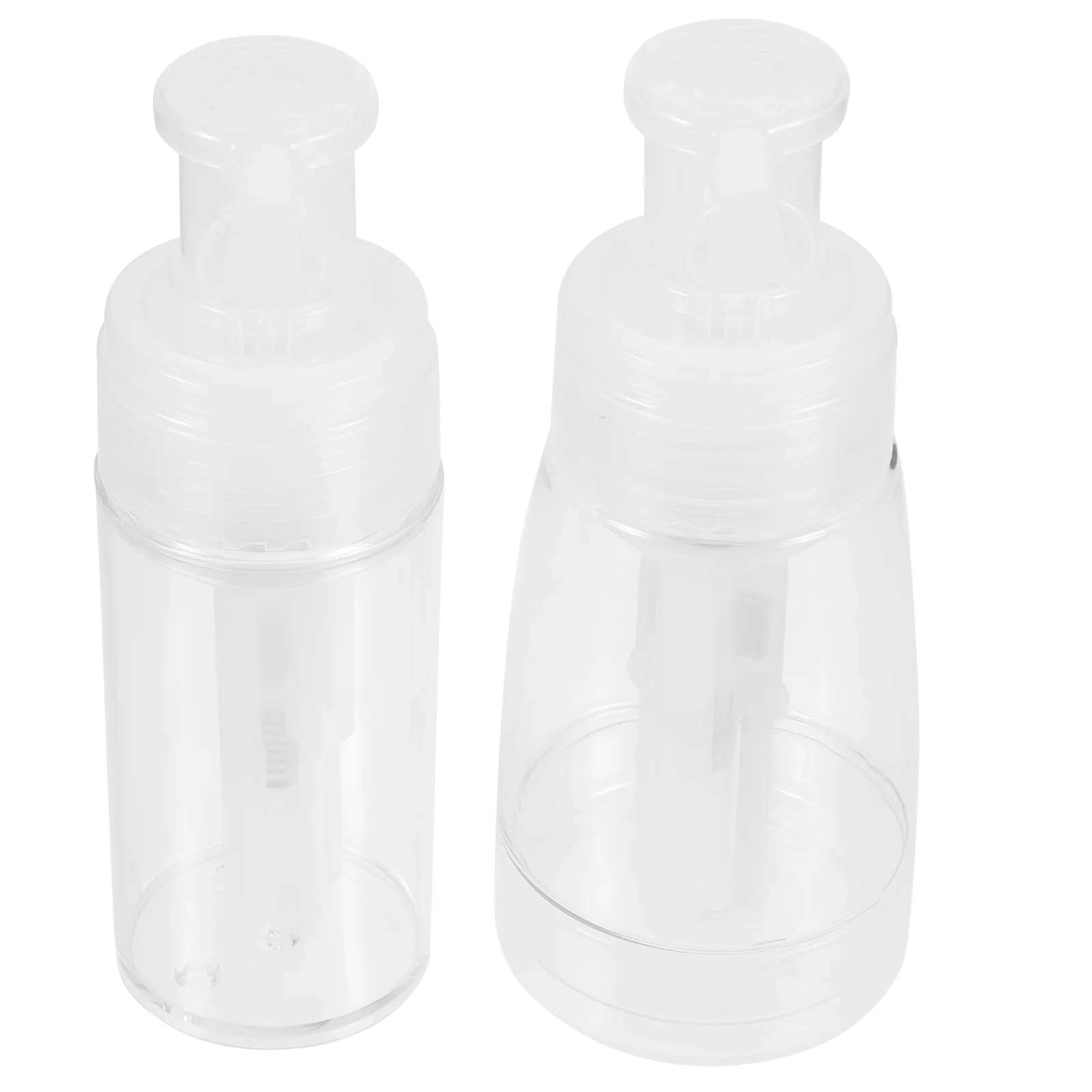 

2 Pcs Hair Salon Heat Powder Spray Bottle Portable Baby Talcum Dispensing Plastic Hairdressing Tool (110ml+180ml) Bottles Dry