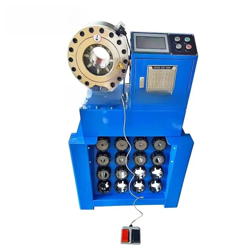 

BNTP69S Hydraulic Hose Crimping Machine Touch Screen Tube Crimping Machine With Dies Base For Industrial Use