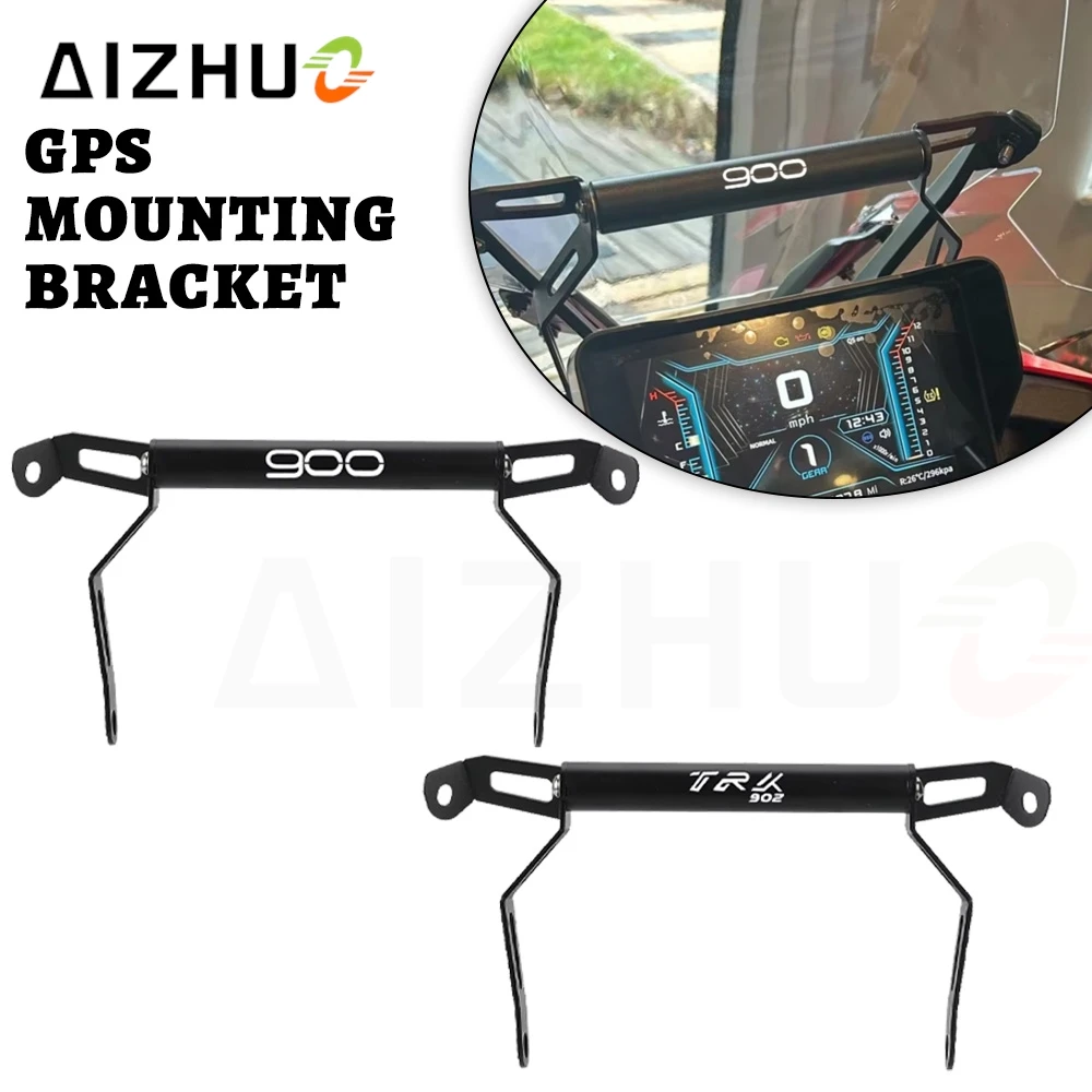 For QJMOTOR SRT 900 800 SX 750 900X SRT900 SRT800 Phone Stand Holder GPS Navigation Bracket For Benelli TRK 902 X TRK902 TRK902X