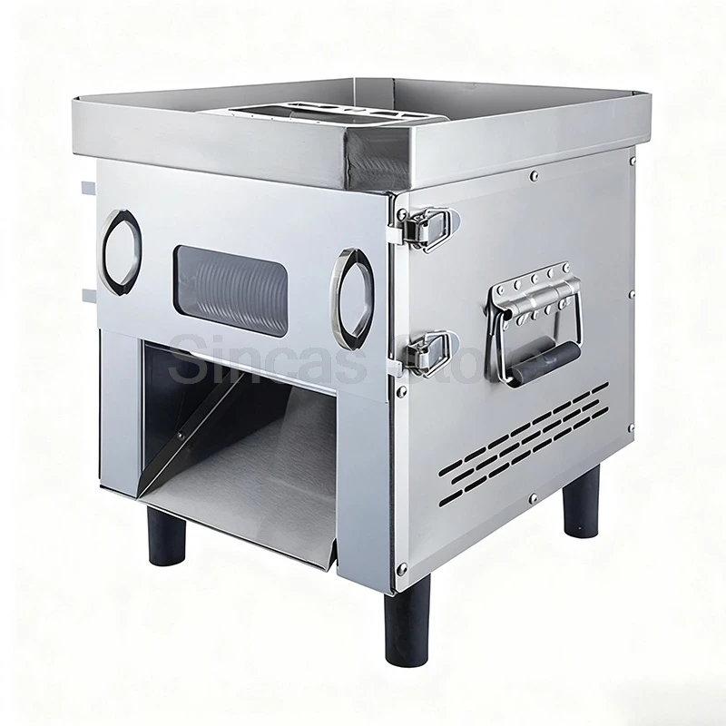 

Автоматическая электрическая мясорубка, коммерческий многофункциональный резак для свежего мяса, овощей, небольшое кухонное оборудование для нарезки