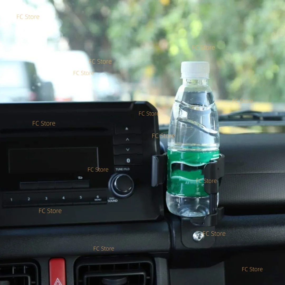 For Jimny JB64 JB74W 2019+ 2 in 1 Cup Holder Phone Mount Car Mount Phone Holder Multifunction Water Cup Drink Stand Bracket