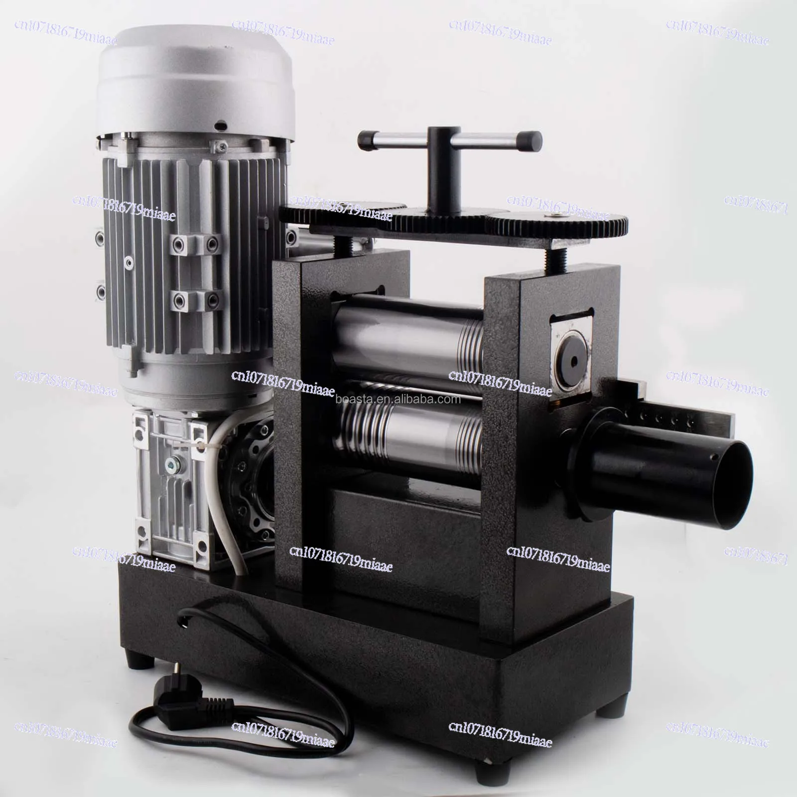 Professional Rolling Mill, with Brushed Plate, 750W 1HP Wire Rod Rolling Jewelry Making Equipment Machine