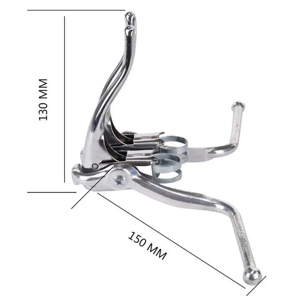 Alloy Double Handles Racing Bike Brake Levers Bent Bar