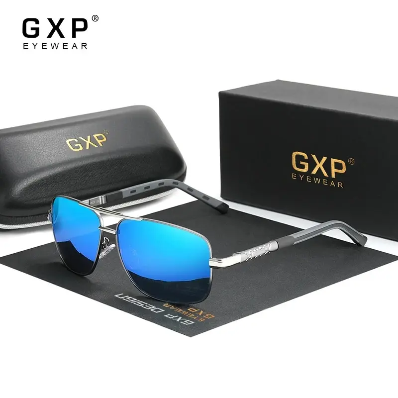 GXP Fashion Aluminum Sunglasses Men Brand Pilot Polarized Women Fashion Frame Male Sun Glasses For Driving