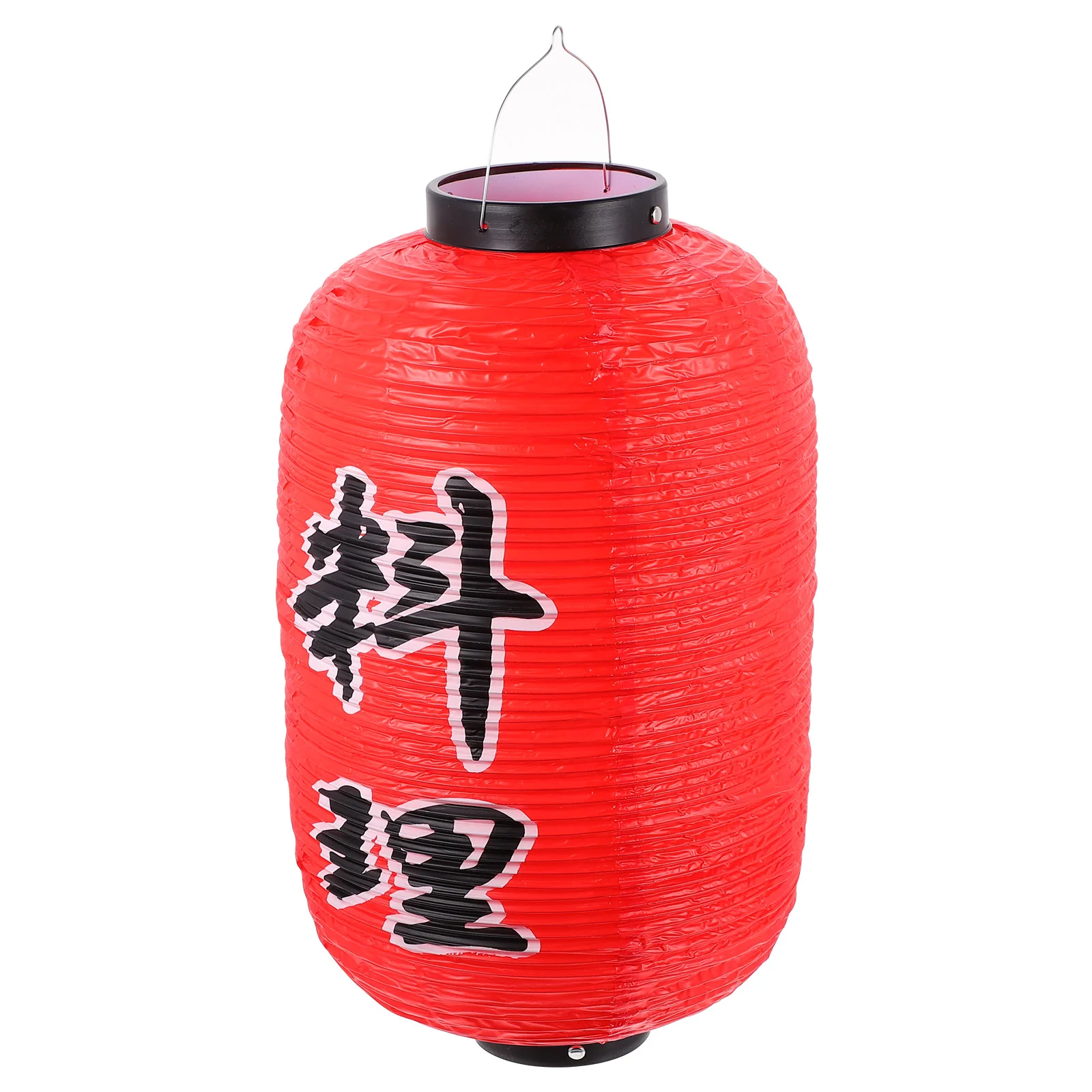 Japanese Lantern Gazebo Mid Autumn Festival Solar Ornaments Lanterns Lamp PVC Hanging Plastic Decoration Sushi