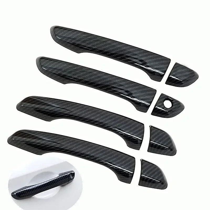 Door Handle Cover For Peugeot 408 Peugeot 308 308sw T9 2016-2022 Chrome Carbon Fiber Car Trim Sticker Car Styling Accessories
