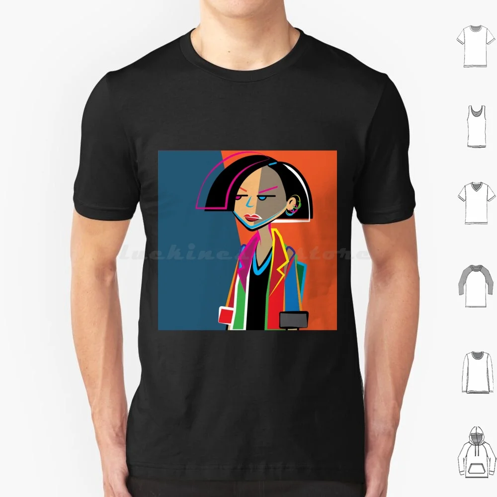 

Художник! Футболка большого размера, 100% хлопок Jane Lane Morgendorfer, абстрактный художник, красочный цвет, поп-арт, поп-арт, крутое развлечение