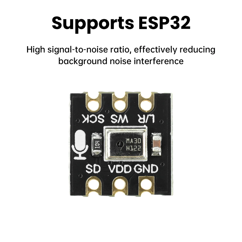 MS4030 Omnidirectional Microphone Module MEMS High Precision Low Power I2S Supports ESP32 Compatible With INMP441