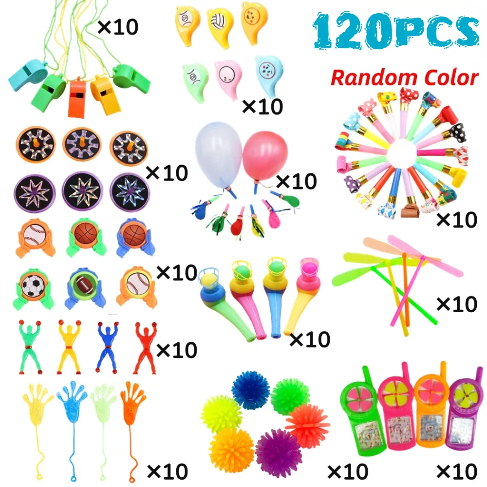 

120Pcs Kids Party Favors Kids Birthday Pinata Stuffed Back to School Gifts School Classroom Reward Prizes Pinata