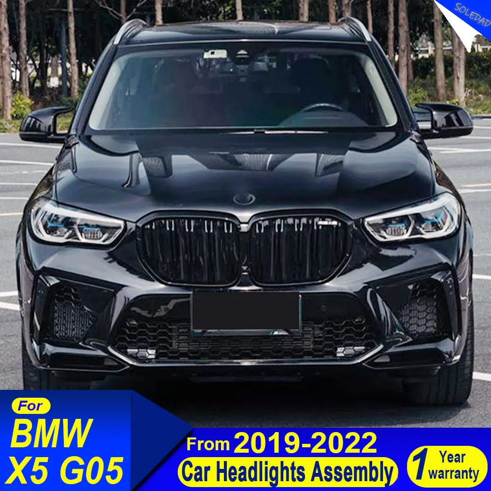 

Автомобильные фары со светодиодной подсветкой для BMW X5 G05 фары 2019 2020 2021 2022 2023 Обновление DRL в сборе Аксессуары для динамических сигналов