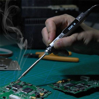 AB34-5PCS Soldering Iron Tips,TS100 Series Rapid Heating Replacement Tip For Pinecil TS100 TS101 Soldering Iron