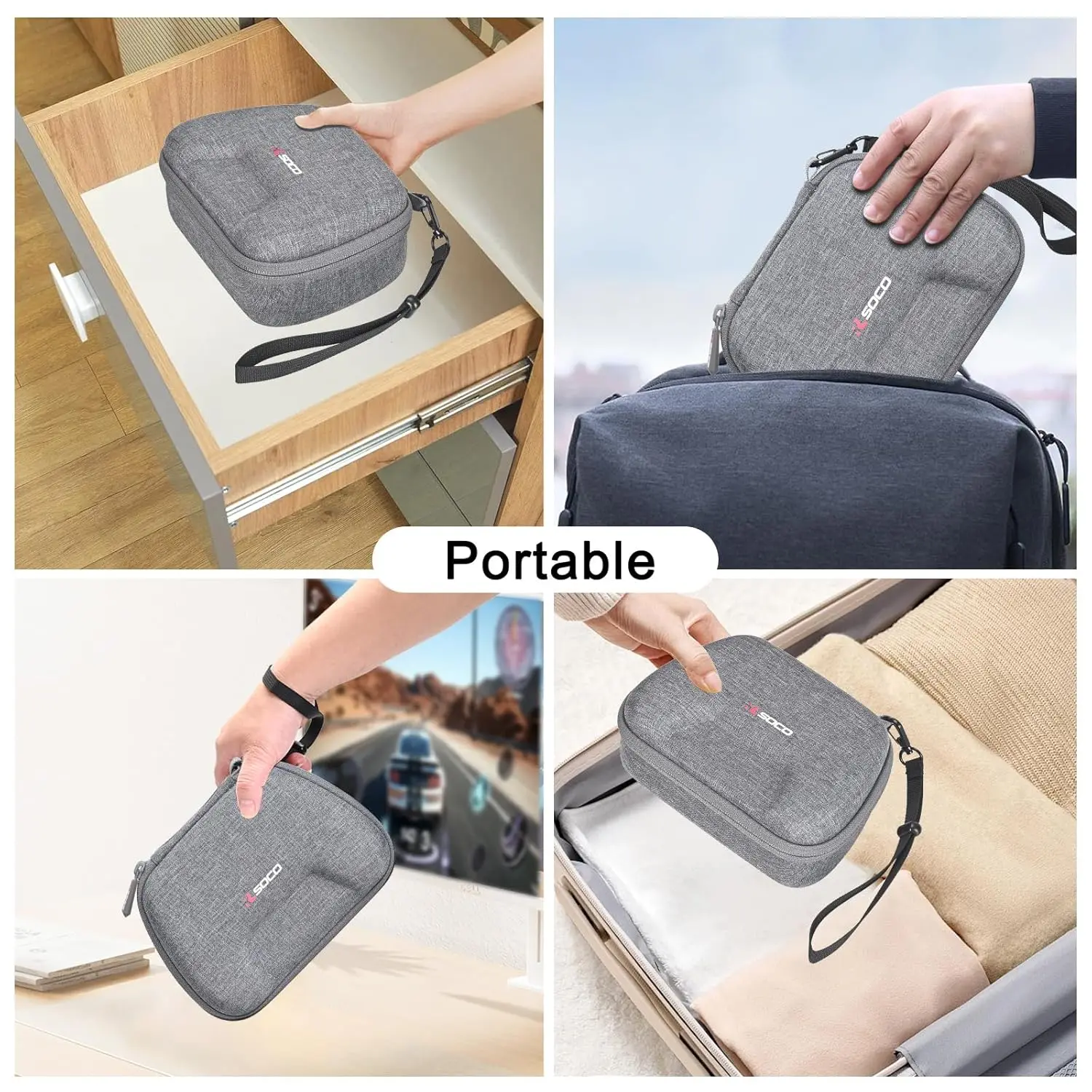 Hard Controller Case for Xbox Core/Xbox Elite 2 Controller, EVA Hard Case for Xbox One Wireless Gaming Controller Hard Cover