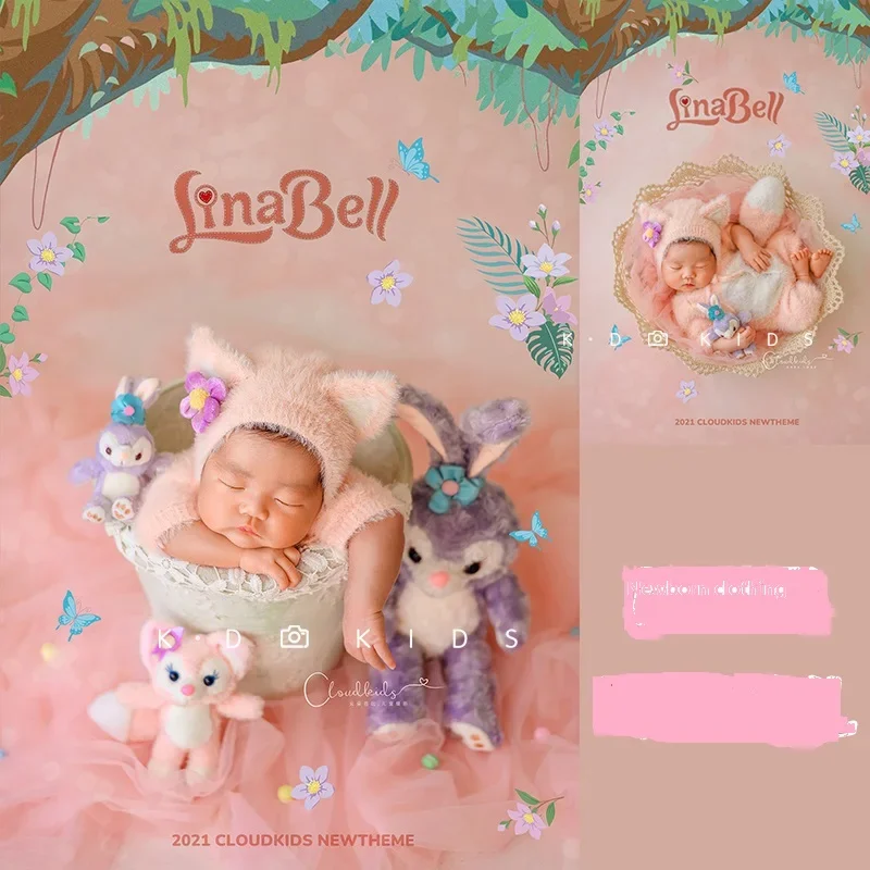 photography-props-newborn-theme-full-moon-baby-art-photography-studio-clothing-shooting-newborn-photography-outfit