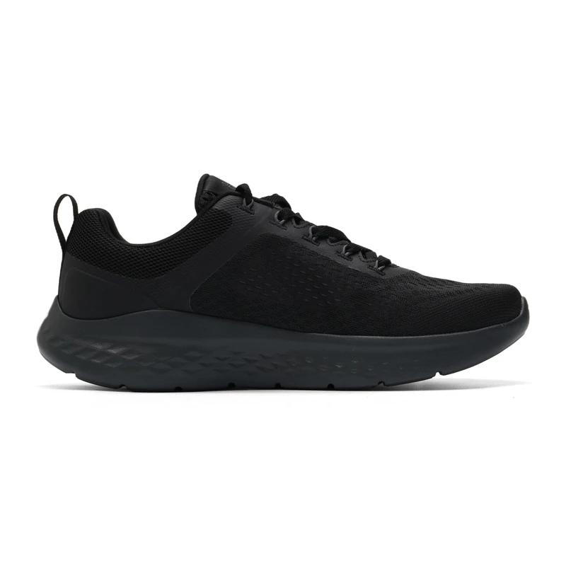 Skechers Running Shoes Men's Black Warrior Mesh Running Shoes Cushioning Sports Shoes Breathable Casual Shoes 220894-Bkcc