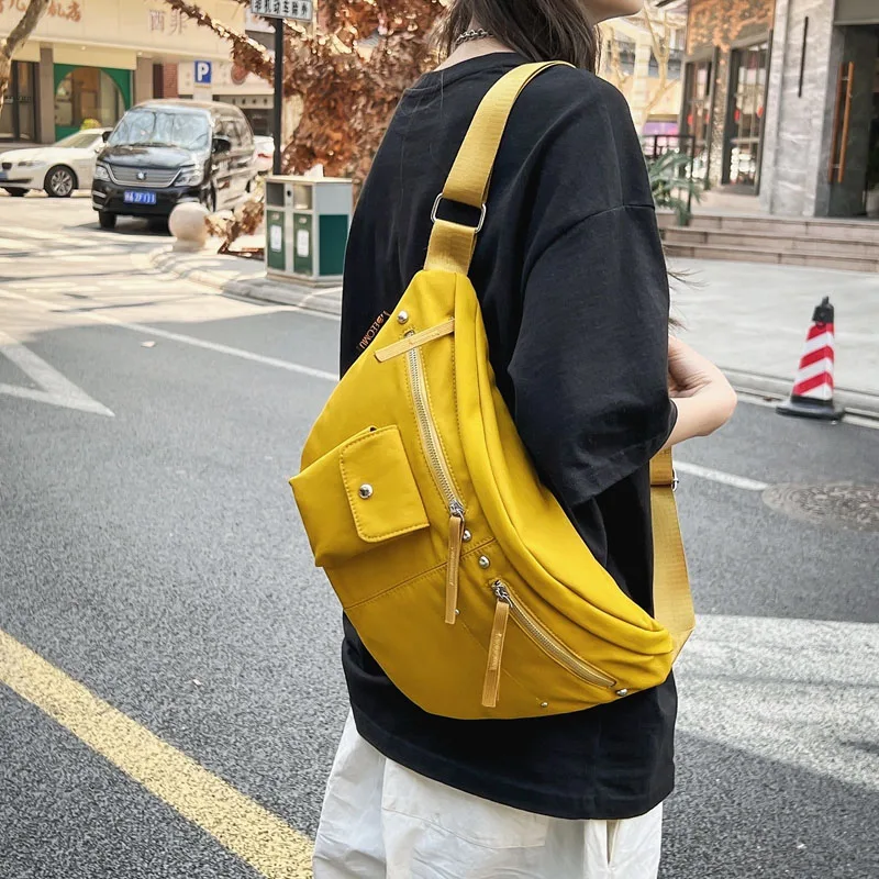 Designer Shoulder Crossbody Bag for Women Casual Chest Pack Large Capacity Unisex Messenger Bag Phone Purses New Trend Waist Bag