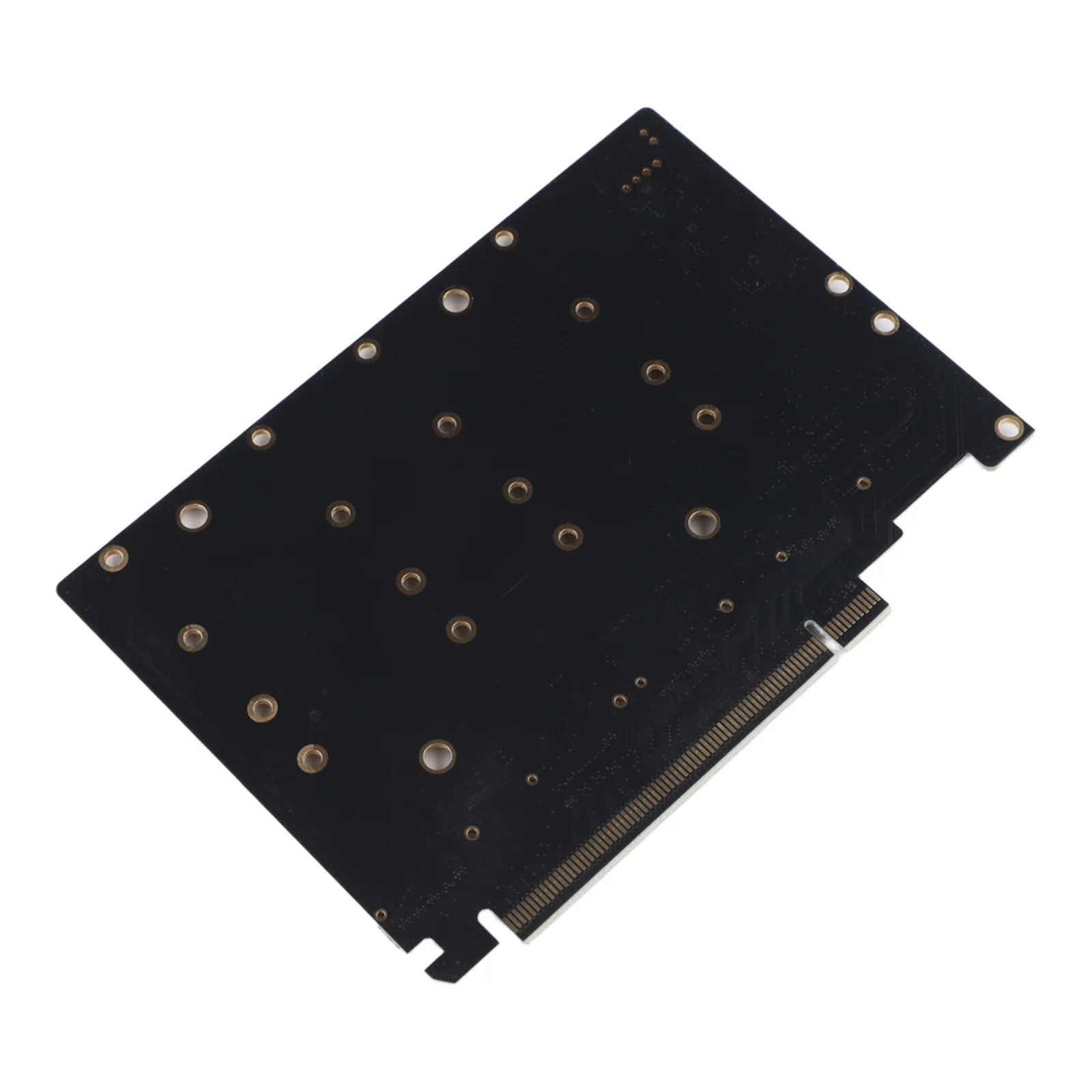 For PCIE 4.0 5.0 x16 to 4 Port NVMe M.2 SSD Adapter Board with LED Status and Reliable Power Chip for Optimized Multi-SSD Setup
