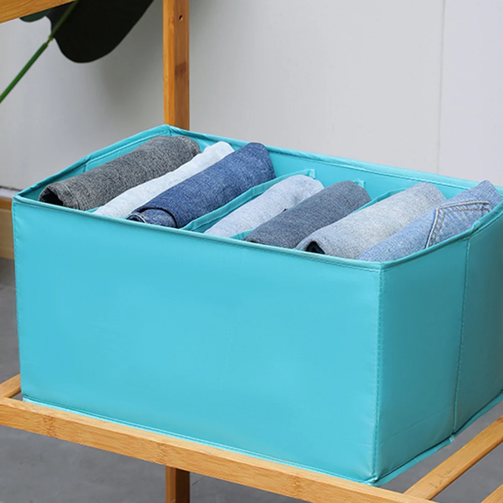 

1Pcs Underwear Storage Box 7 Cells Socks Organizer Easy Wash Foldable Drawer Divider Home Closet Storage Container