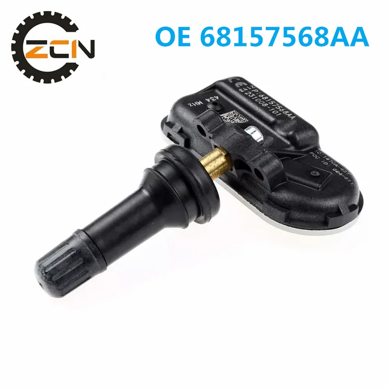 

68239720AA 4PCS Tire Pressure Sensor for JEEP CHEROKEE RAM Valve Automotive 434MHz 68157568AA 68239720AB 68157568AB