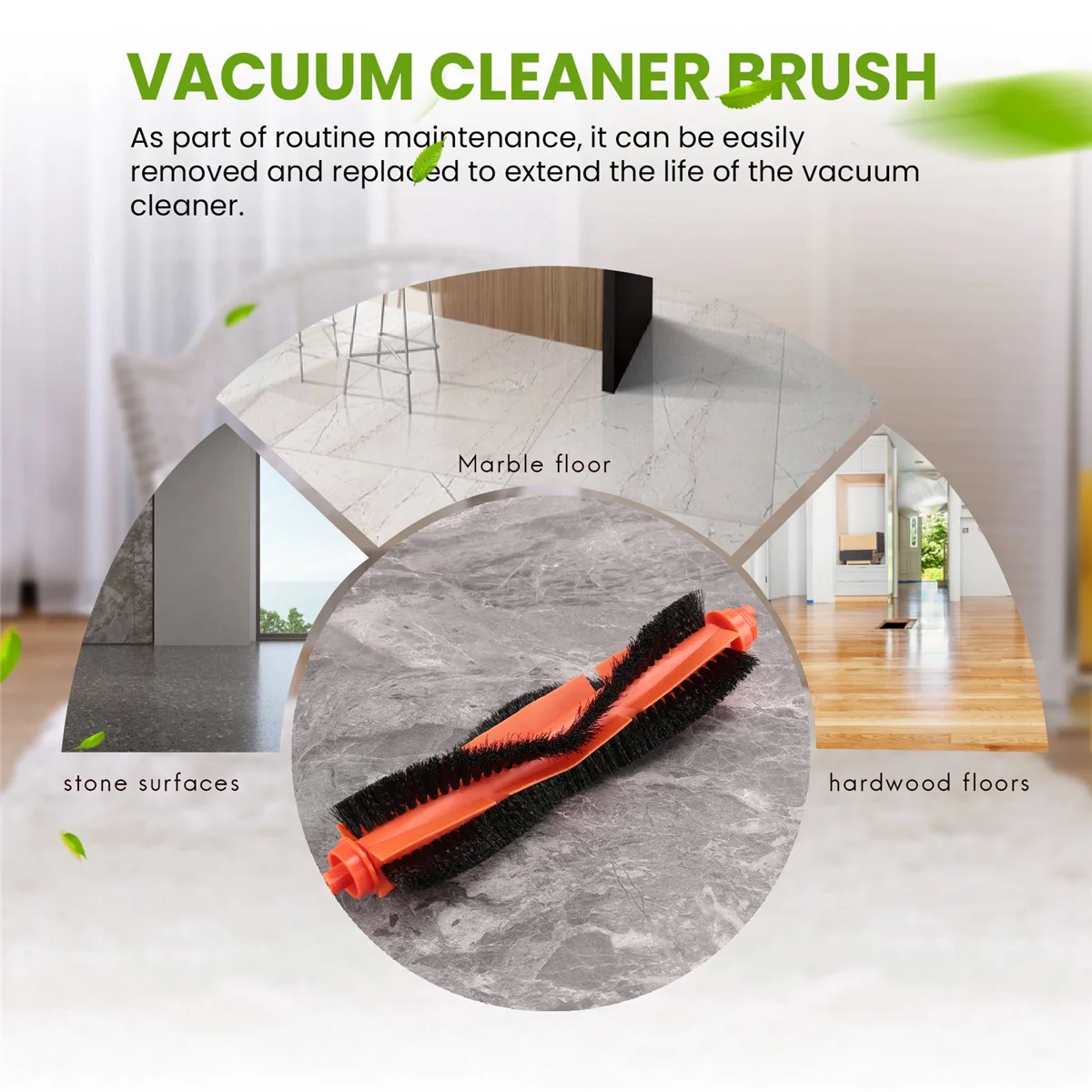 Top-rfor Xiaomi Mi Robot Vacuum Mop Pro P Cleaning Robot، الموديل: STYTJ02YM، فرشاة جانبية رئيسية + فلتر Hepa + ممسحة