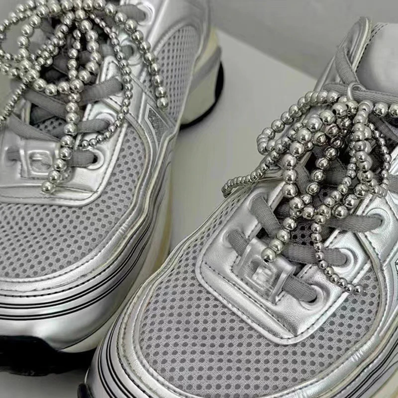1PC Handmade Shoes Clip Double Layered Pearl Bead Bowknot Charm Shoe Buckle Decoration Bag Pendant Bow Key Chain Accessories image 3