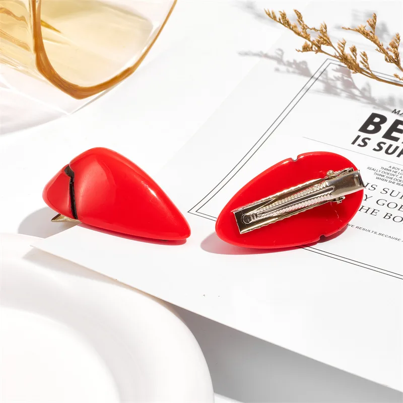 1 paio Asuka Langley Soryu Fermagli per capelli rossi Ayanami Rei Copricapi Anime giapponese EVA Cosplay Forcine in resina Copricapi Puntelli Regalo