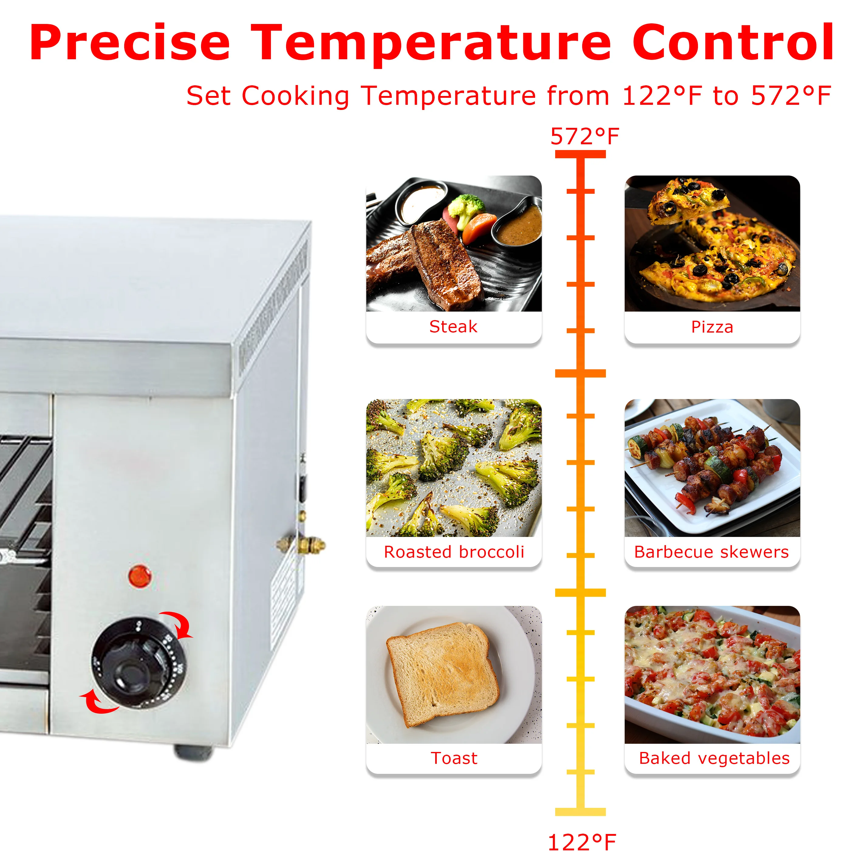 Elektryczny gril salamandra OT – Commercial Salamander Broiler recenzja i cena