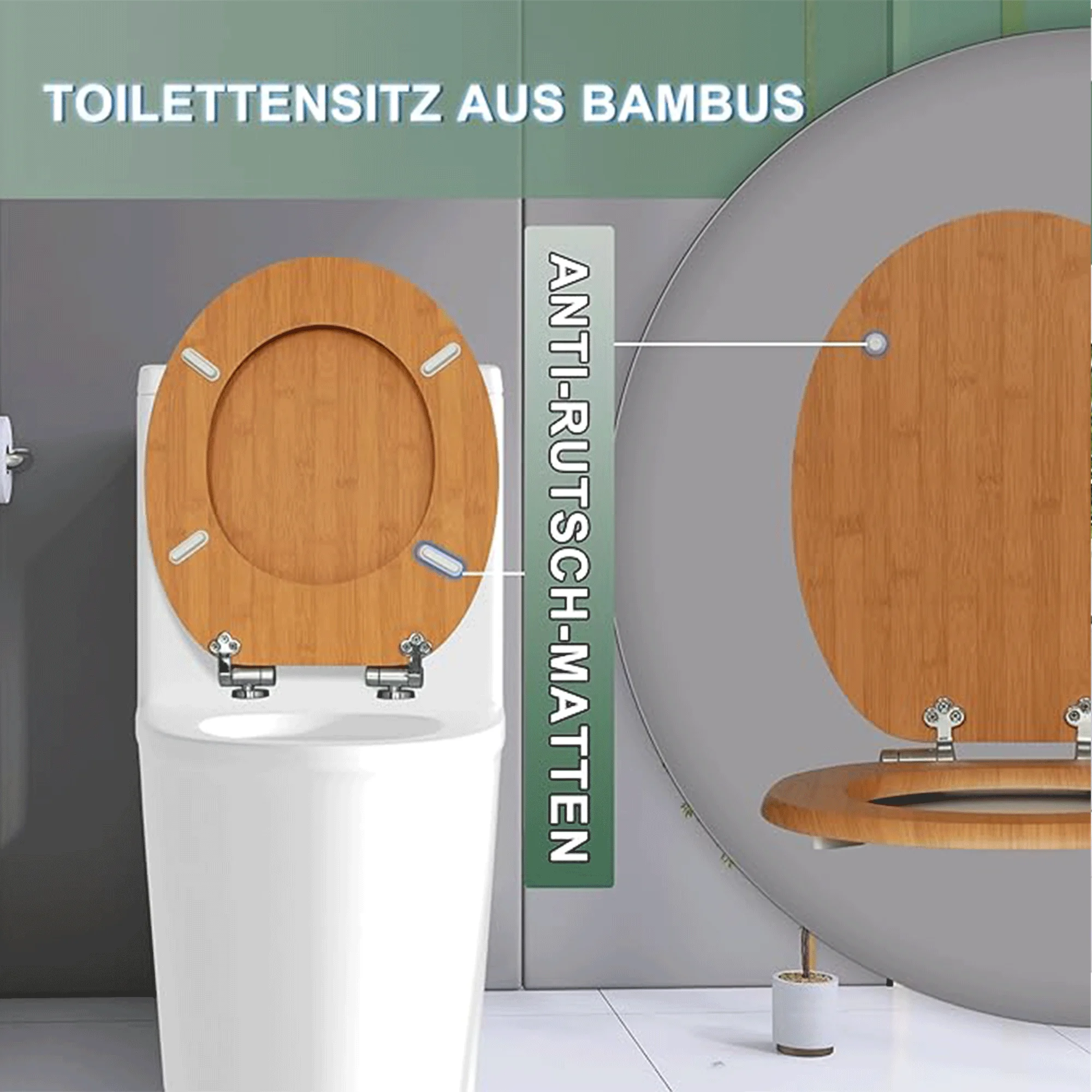 SAINOS wc sitz mit absenkautomatik Toilettendeckel mit Cierre Suave, Toilettensitz mit. Toilettensitzeislav Badezimmerteile