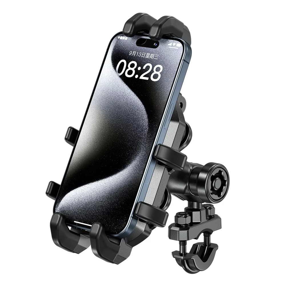 

Motorcycle Phone Holder Adjustable Motorcycle Phone Mount Anti-Theft Motorcycle Cellphone Holder for Motorcycle