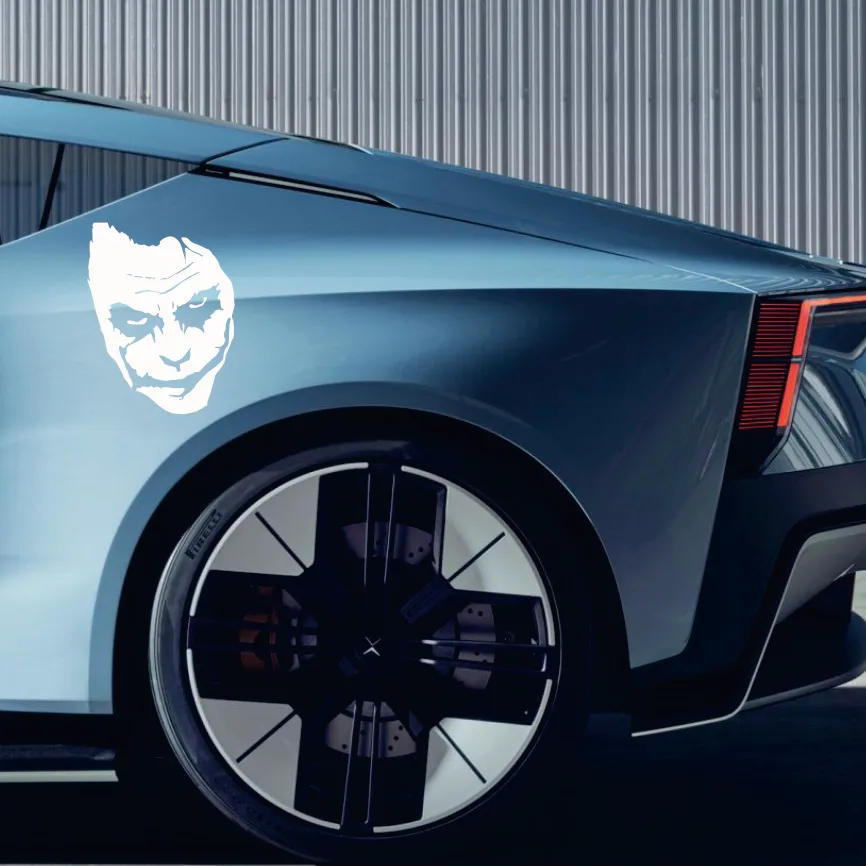 

15*19.7cm Clawn Face funny car sticker vinyl decal for auto car stickers styling car decoration