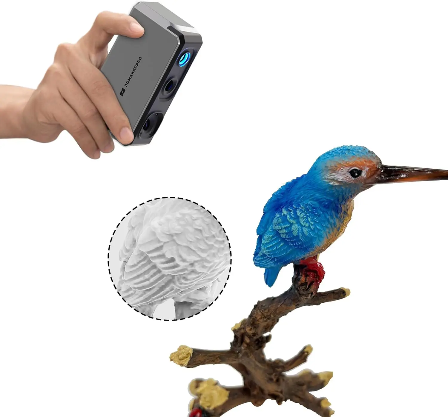 

3DSCAN PRO 3D Scanner for resin 3d printer with High Resolution Cameras , Fast Speed Scanning for shining 3d scanner